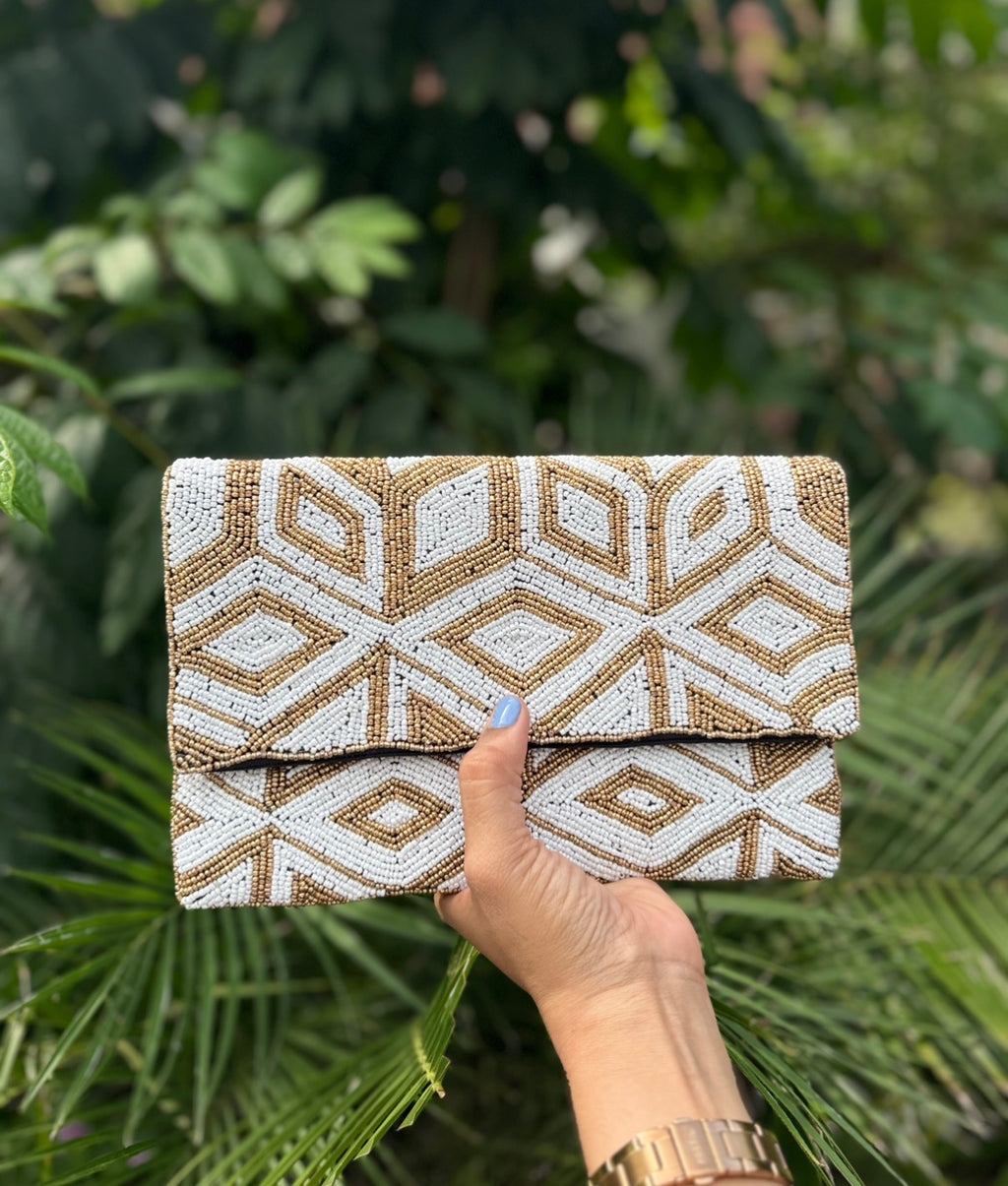 Jungle Tales Beaded Flap