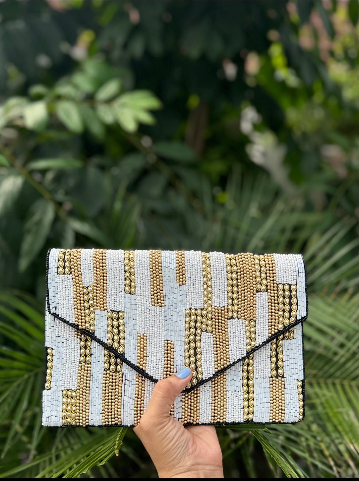 Jungle Tales Beaded Flap