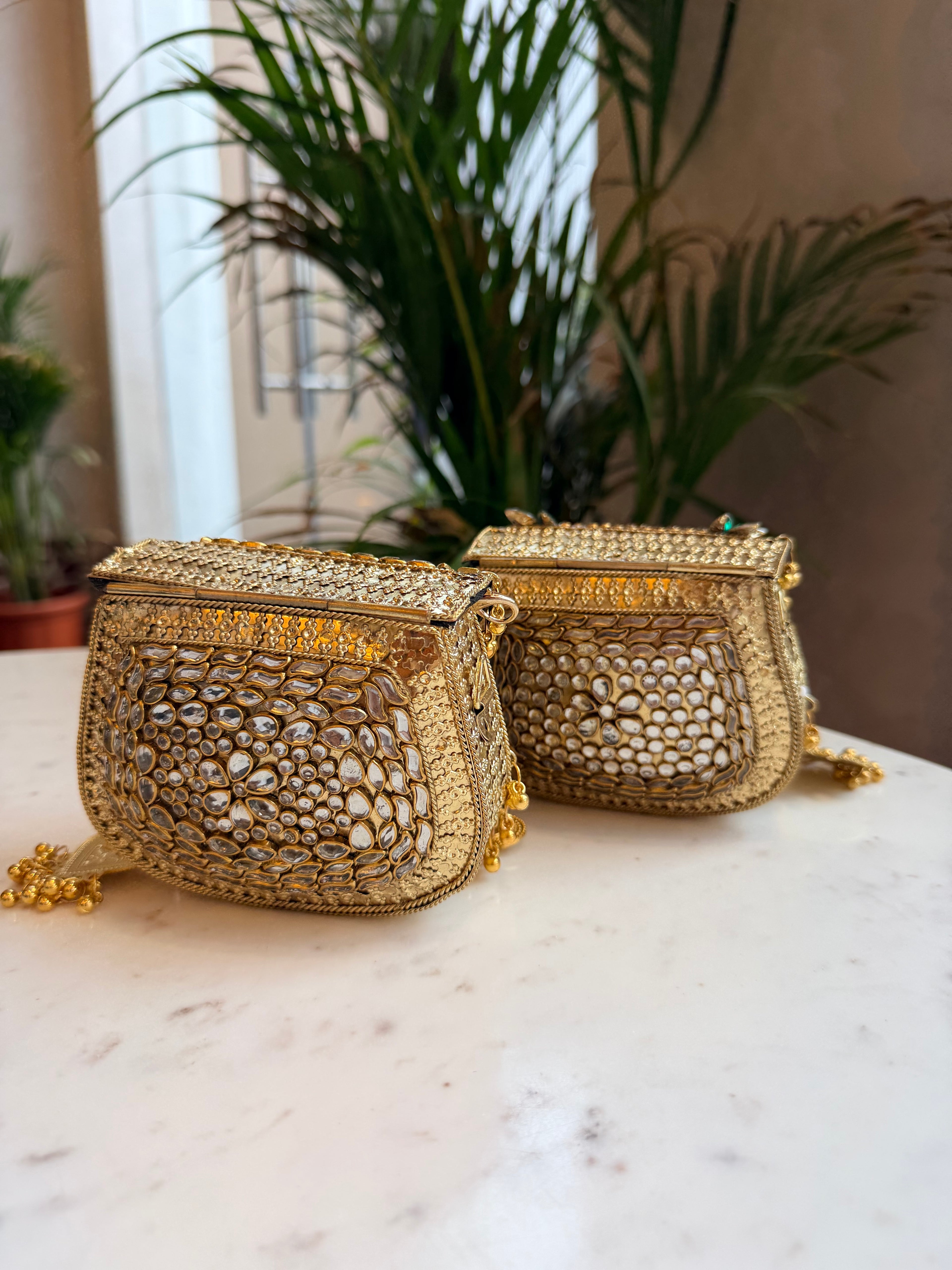 Mini Kundan Clutch