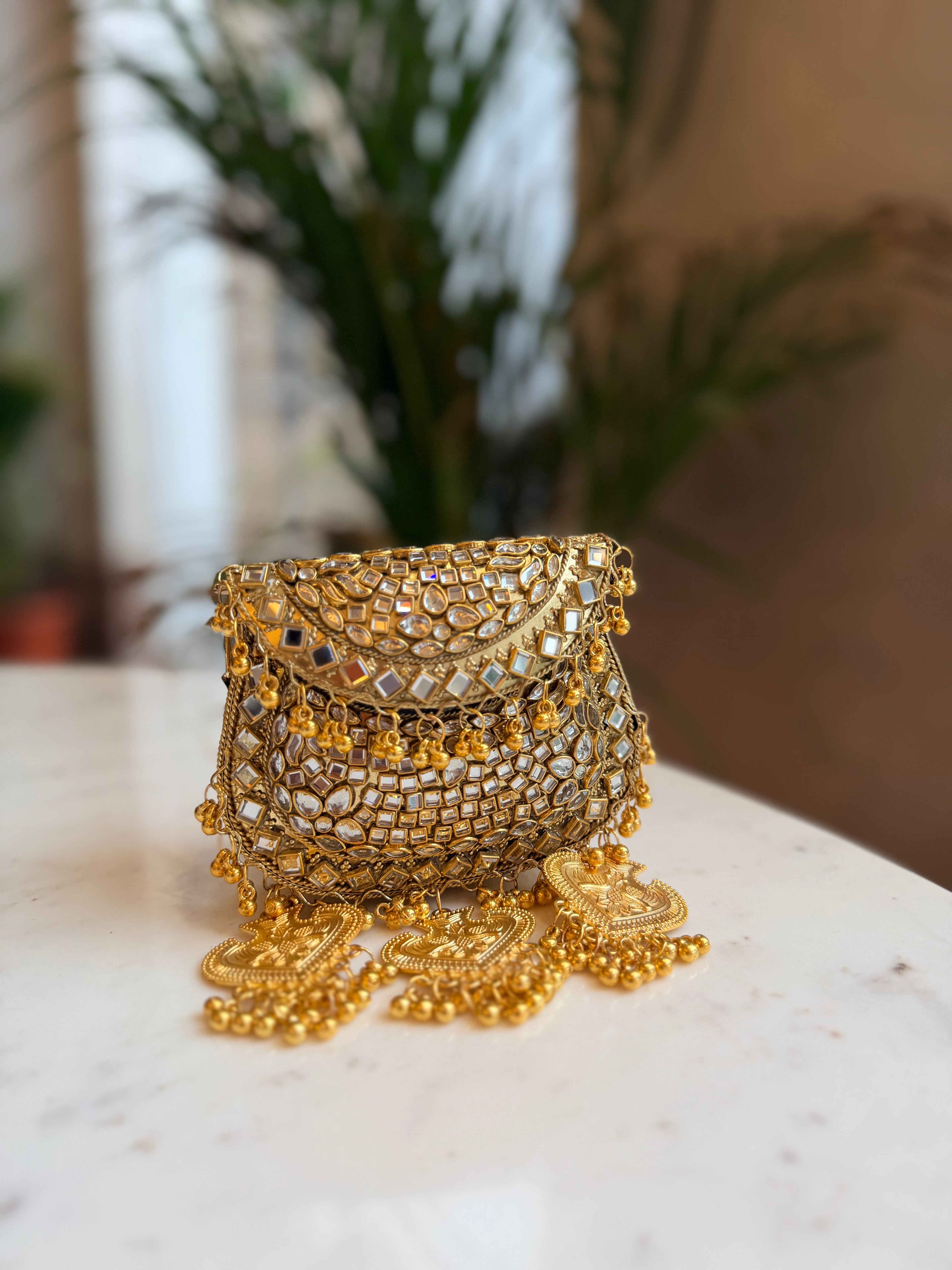 Mini Kundan Clutch