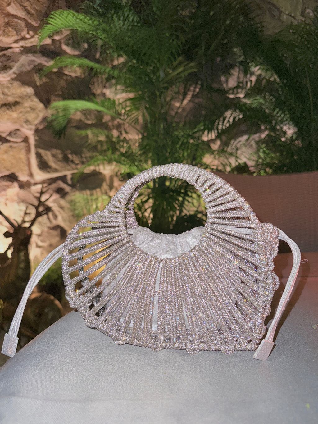 Halo Heart Sparkle Statement Bag