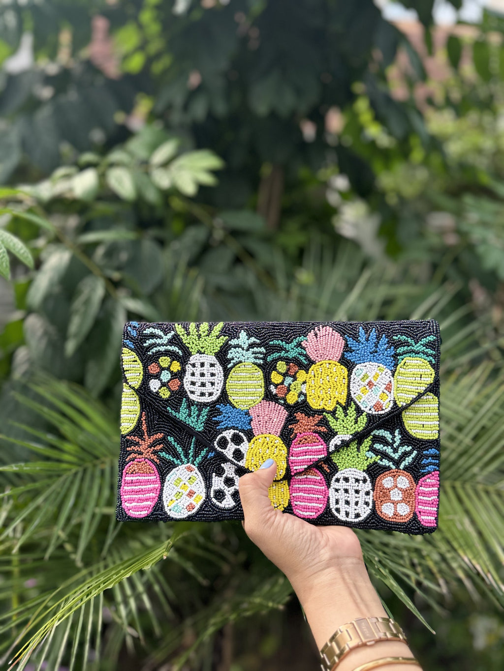 Jungle Tales Beaded Flap
