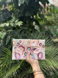 Happy Blooms Beaded Flap