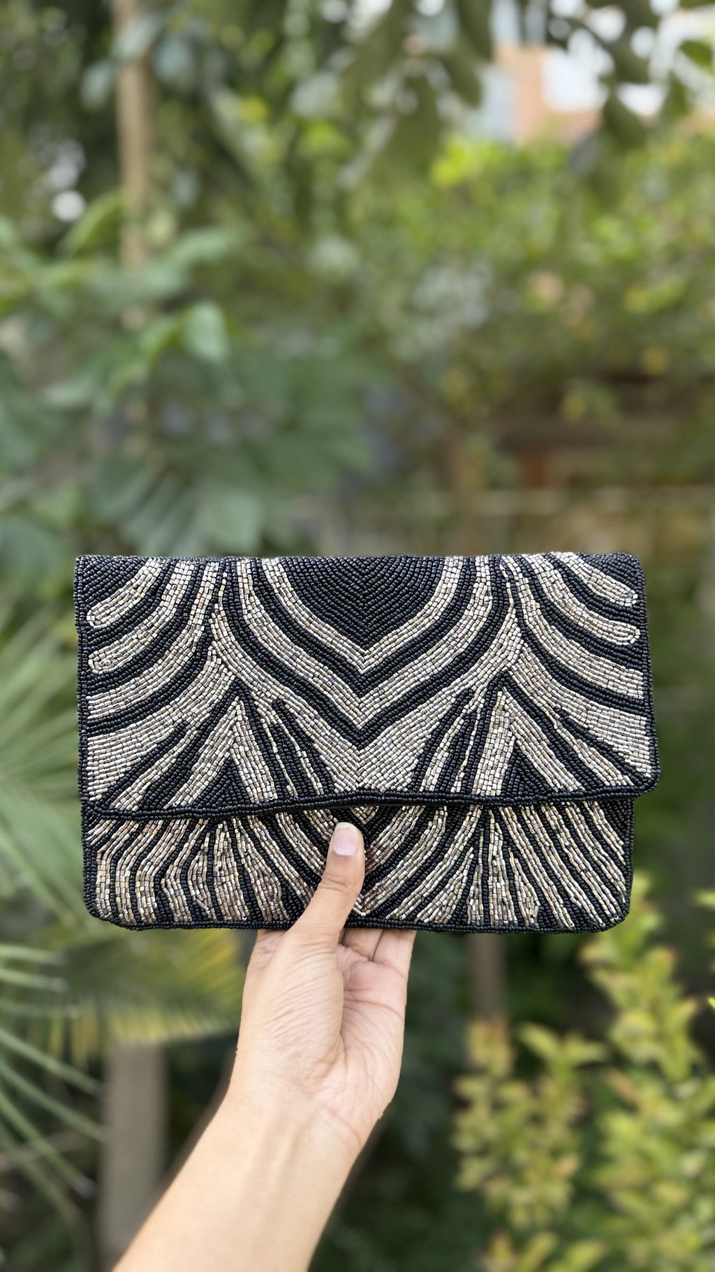 Jungle Tales Beaded Flap