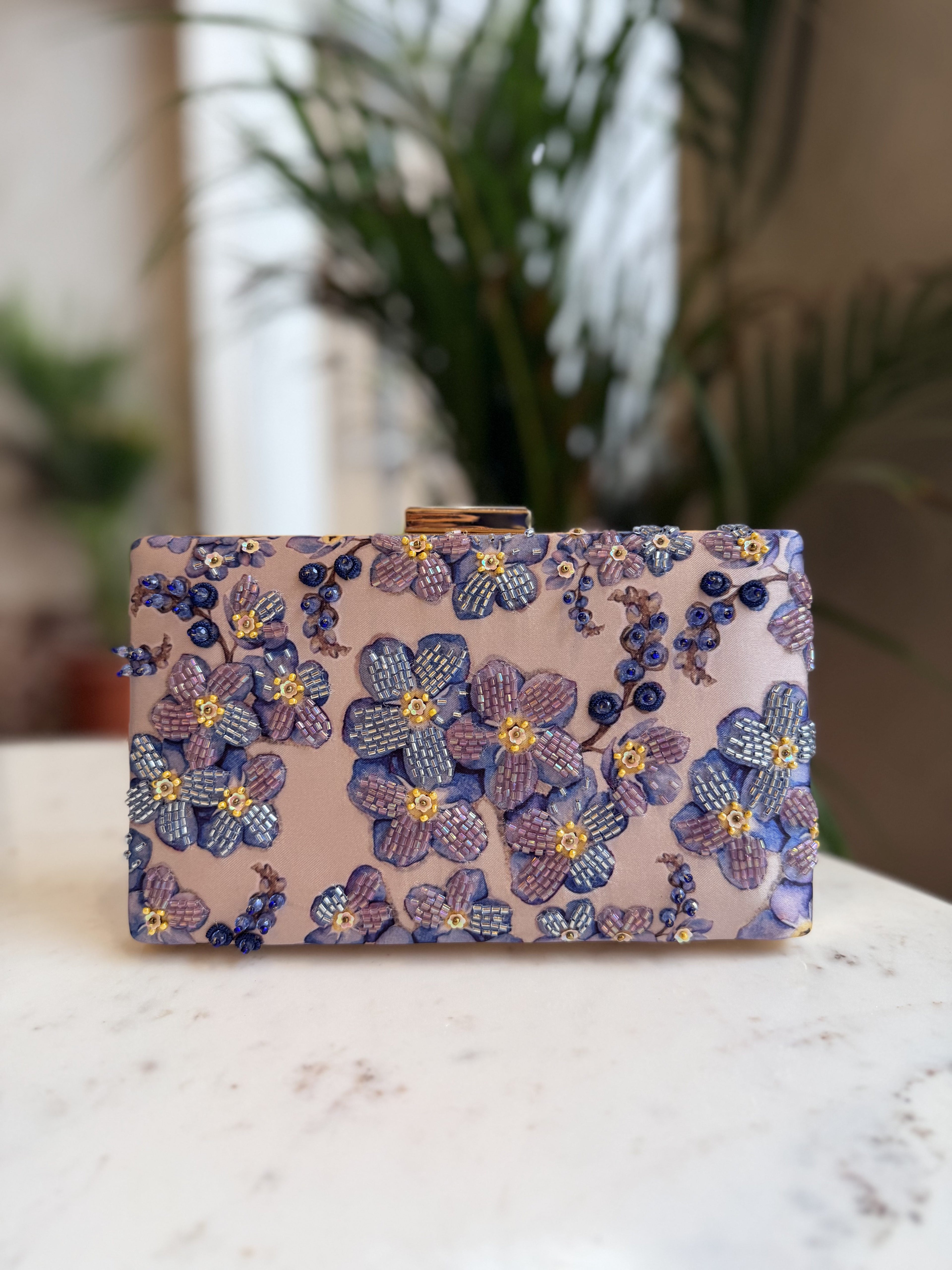Berry Bloom Digital Clutch - Color 3
