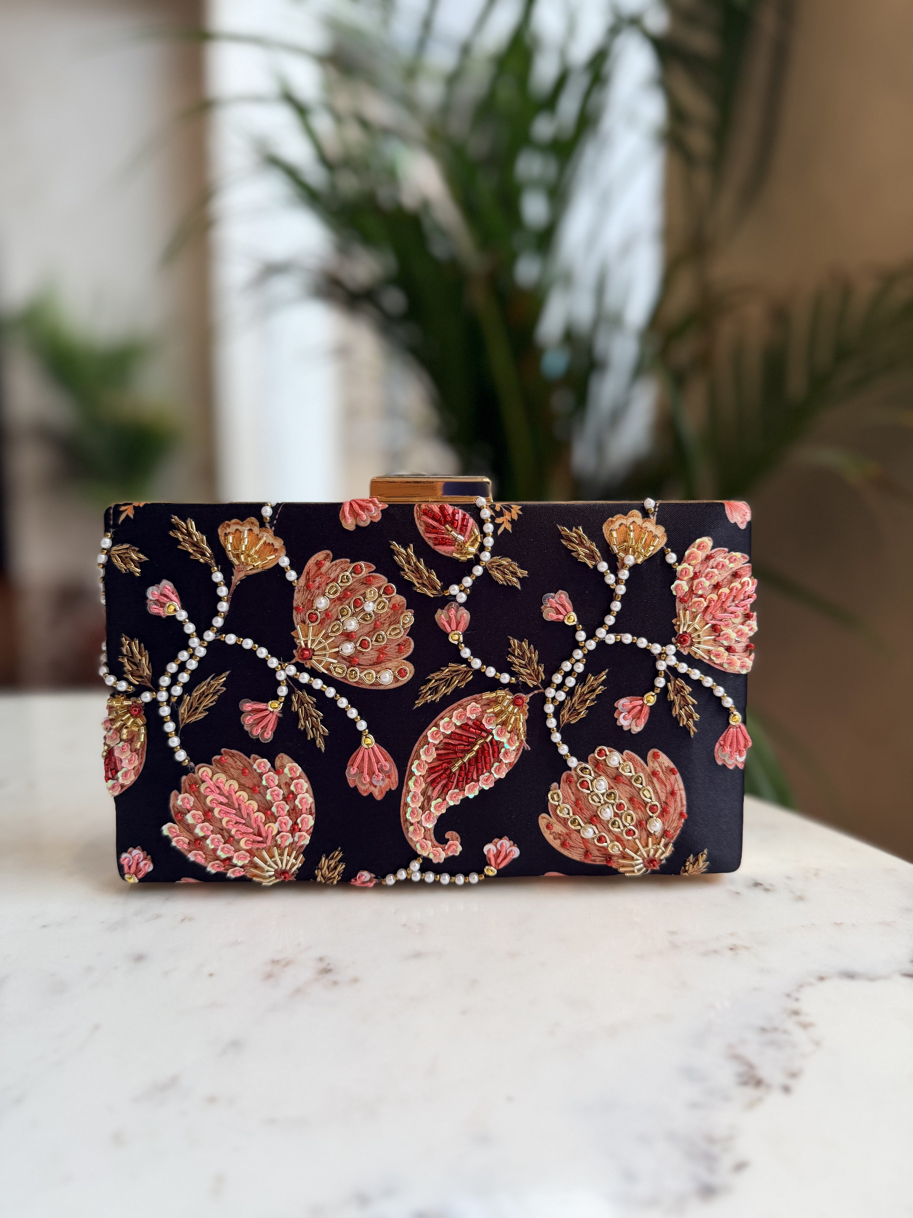 Berry Bloom Digital Clutch - Color 5