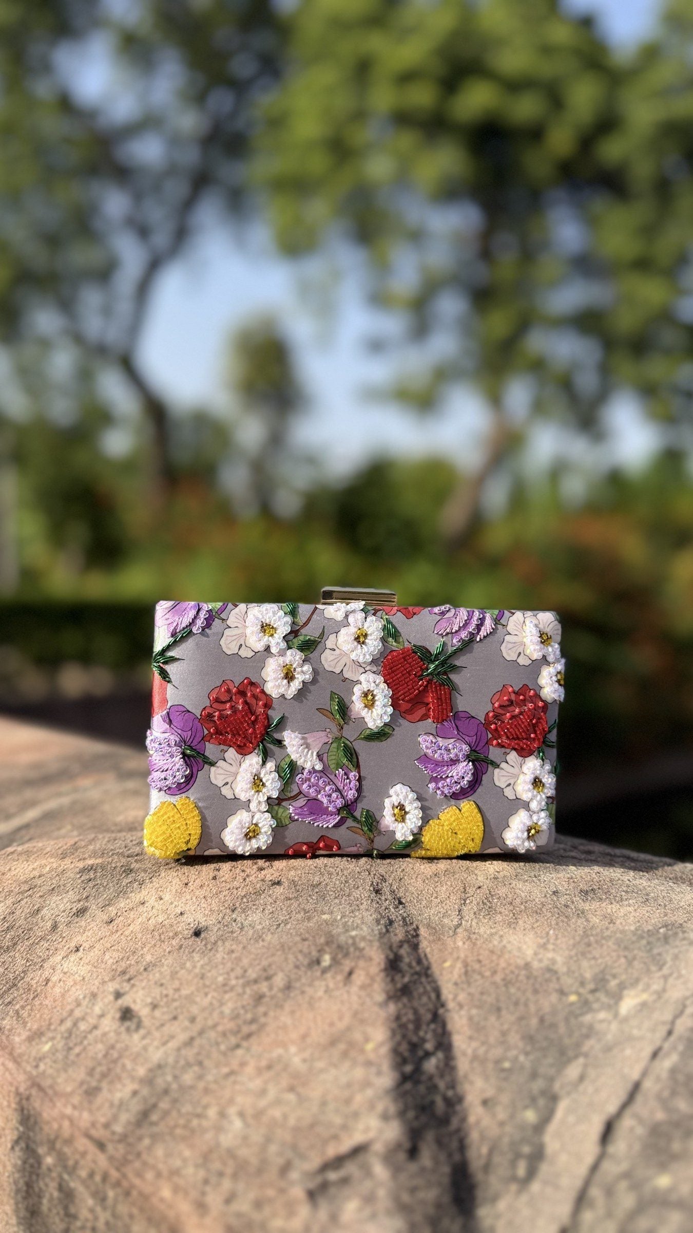 Blush Garden Digital Clutch - Color 3