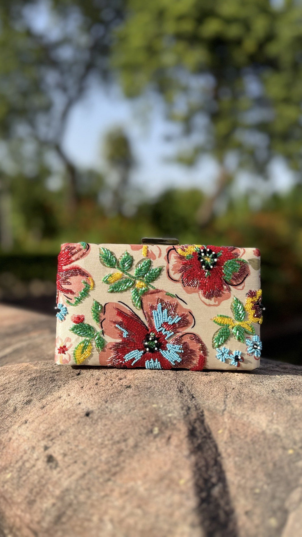 Blush Garden Digital Clutch - Color 4