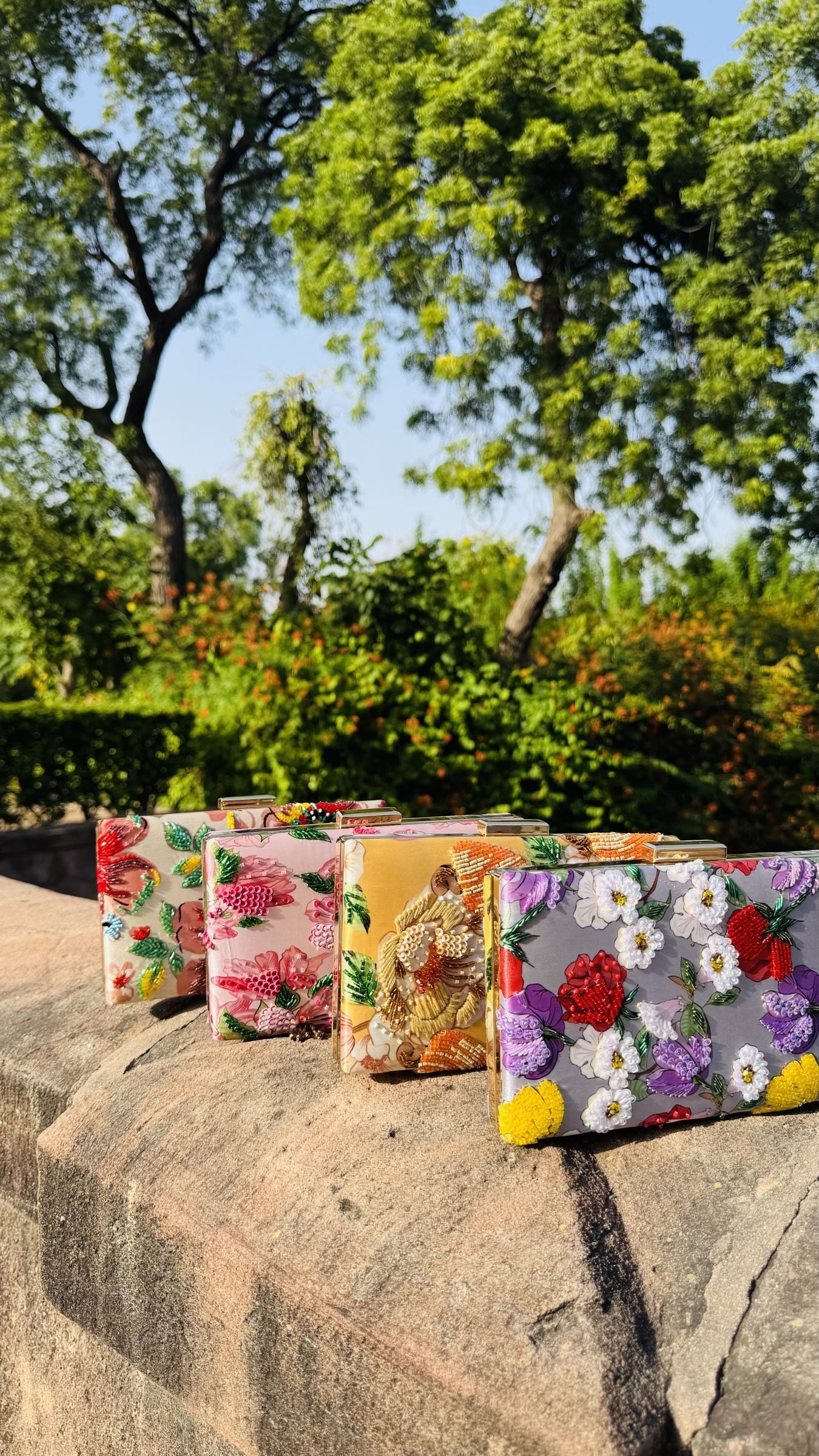 Blush Garden Digital Clutch - view 5