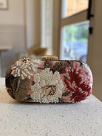 Back view showing the clean solid fabric matching the print border.