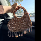Cupid's Kiss Crystal-Drenched Evening Bag