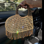 Cupid's Kiss Crystal-Drenched Evening Bag
