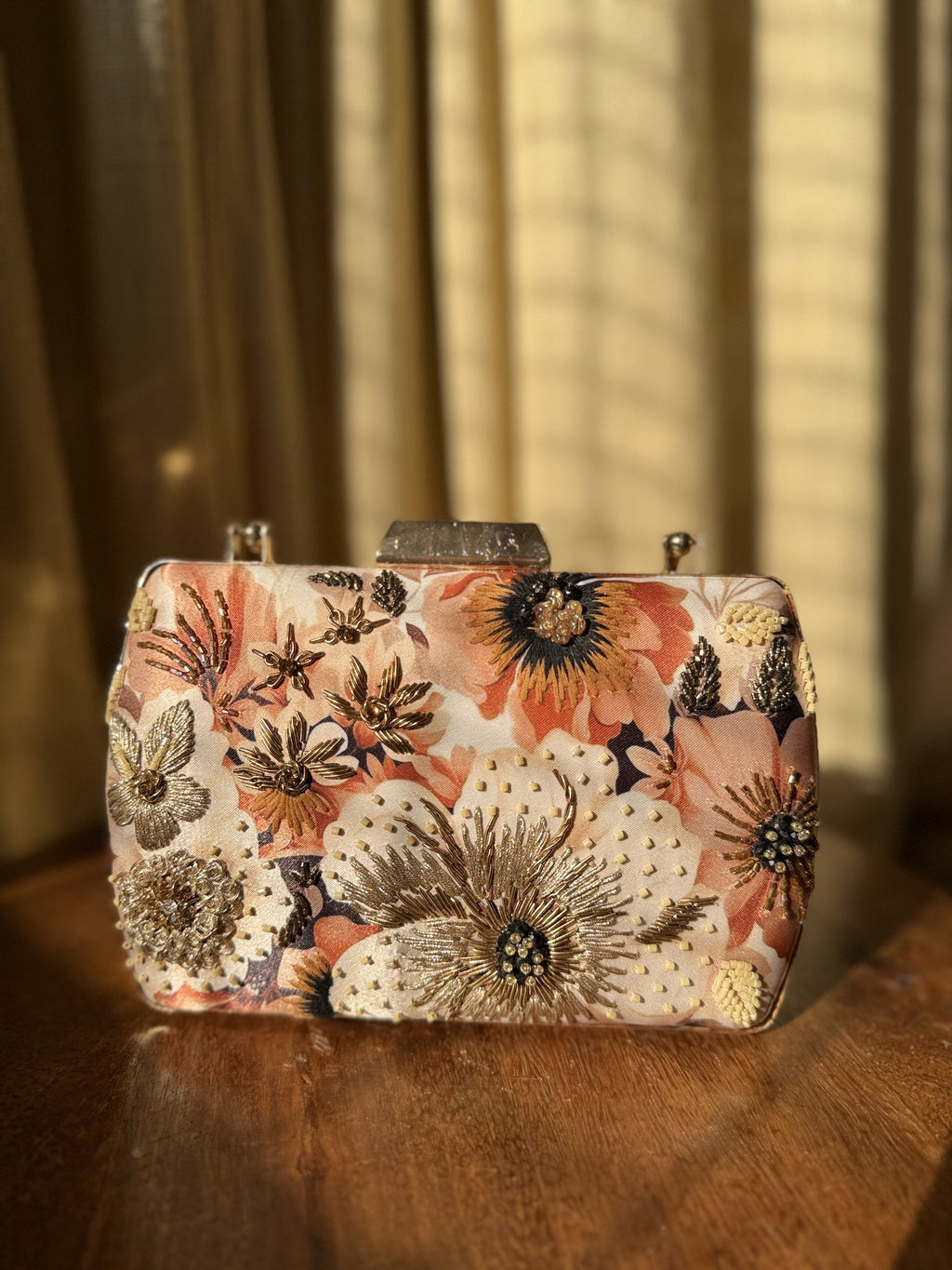 Floral Echoes Digital Clutch - Color 4