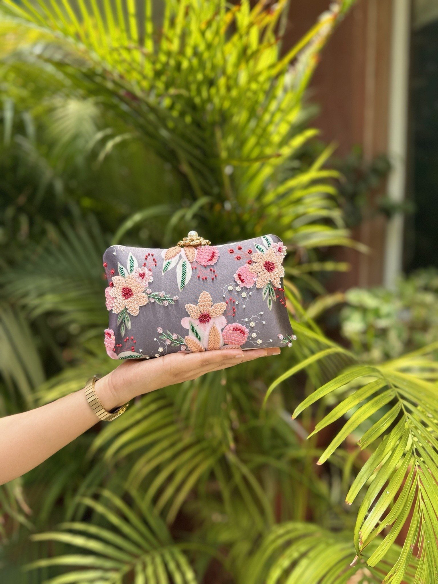 Floral fantasy Digital Clutch - Color 3