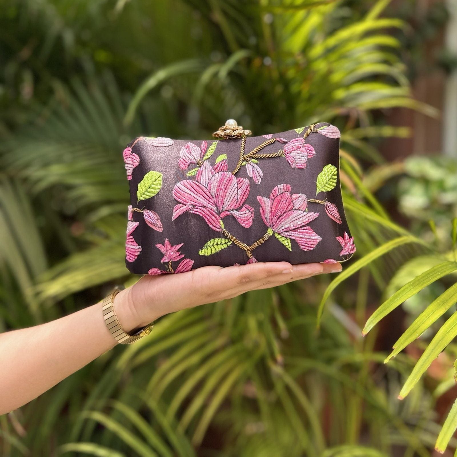 Floral fantasy Digital Clutch - Color 4