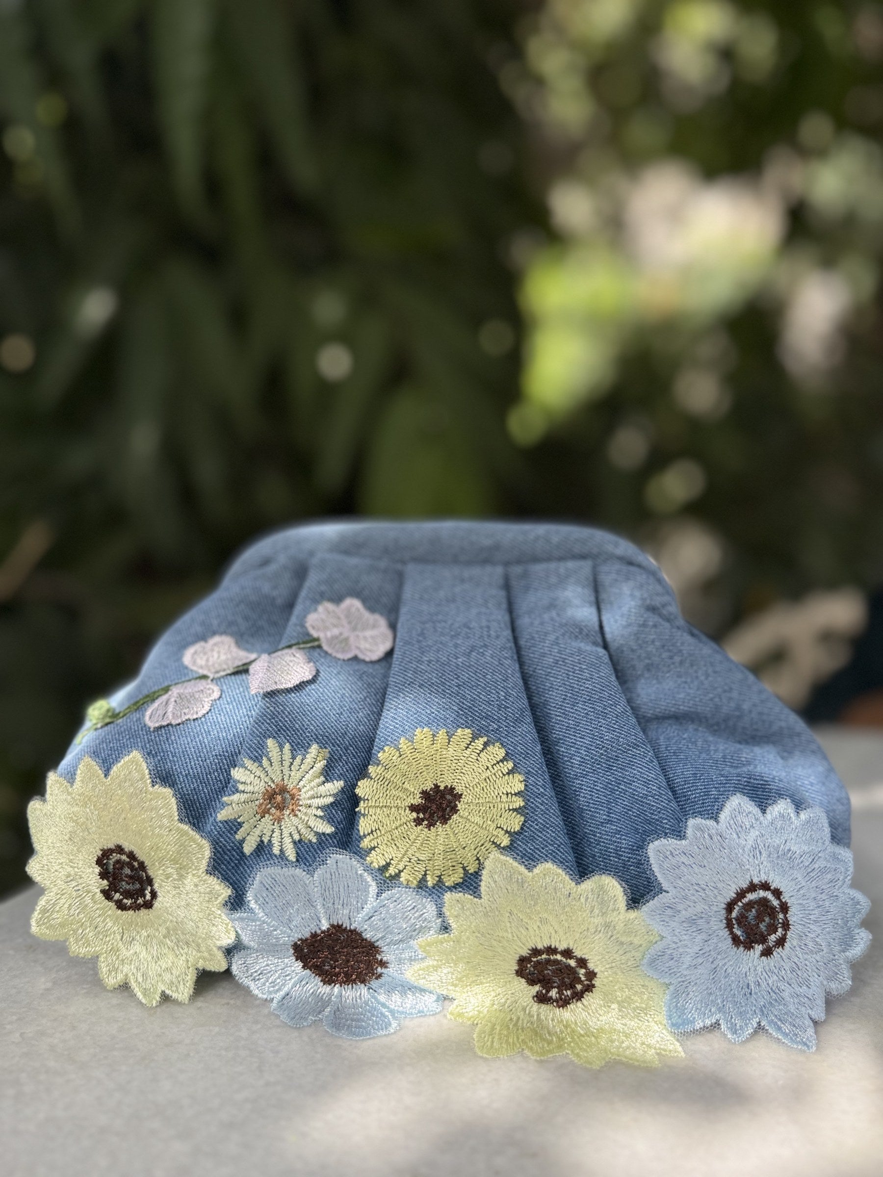 Side view showing the deep, gathered folds and high-quality fabric finish.