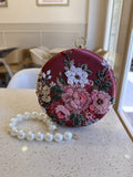 Floral Orbit Digital Clutch - Color 1