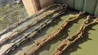 Lanyard displayed flat showing its full length and sturdy clasp.