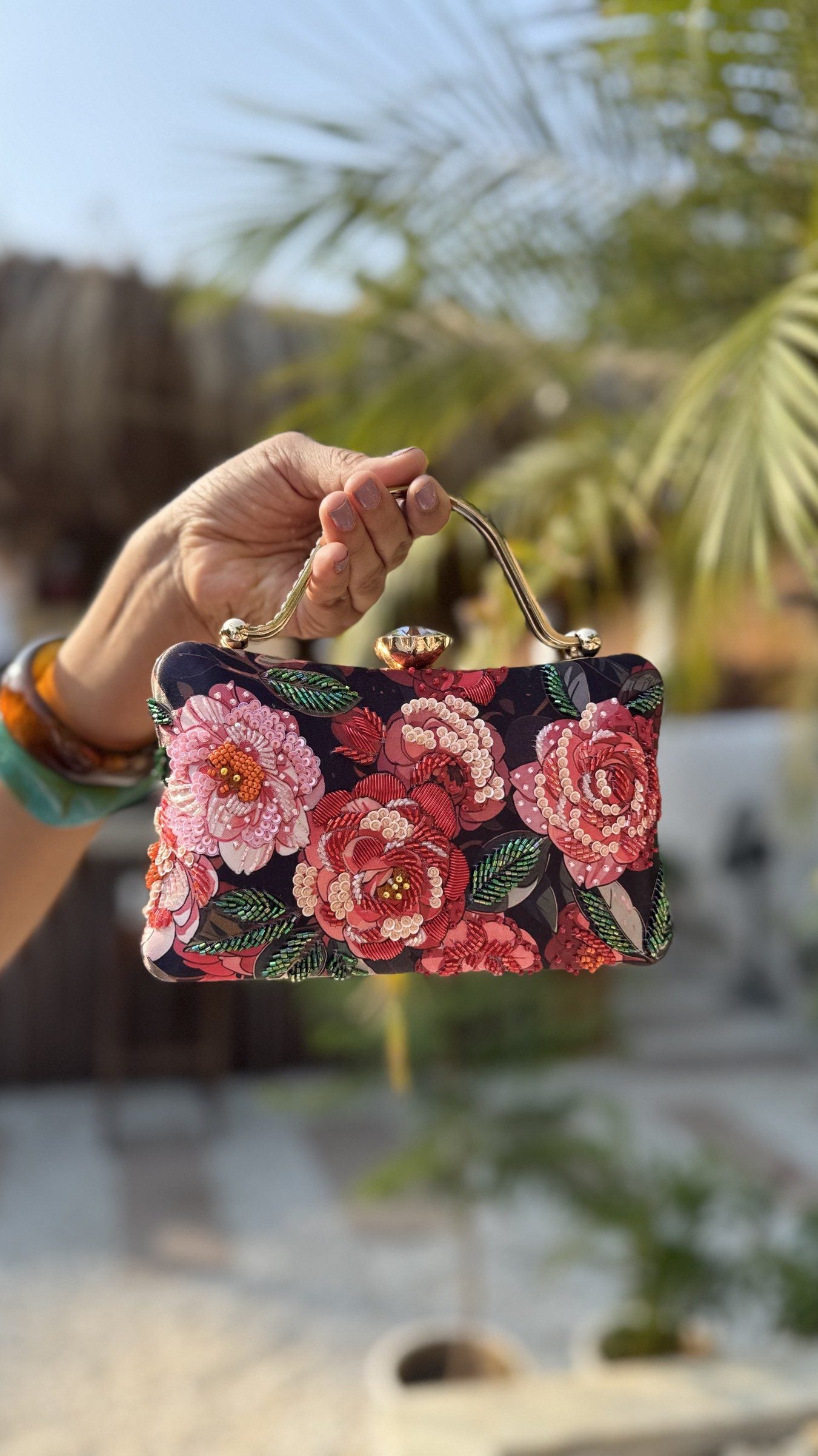 Midnight Bloom Digital clutch - Color 2