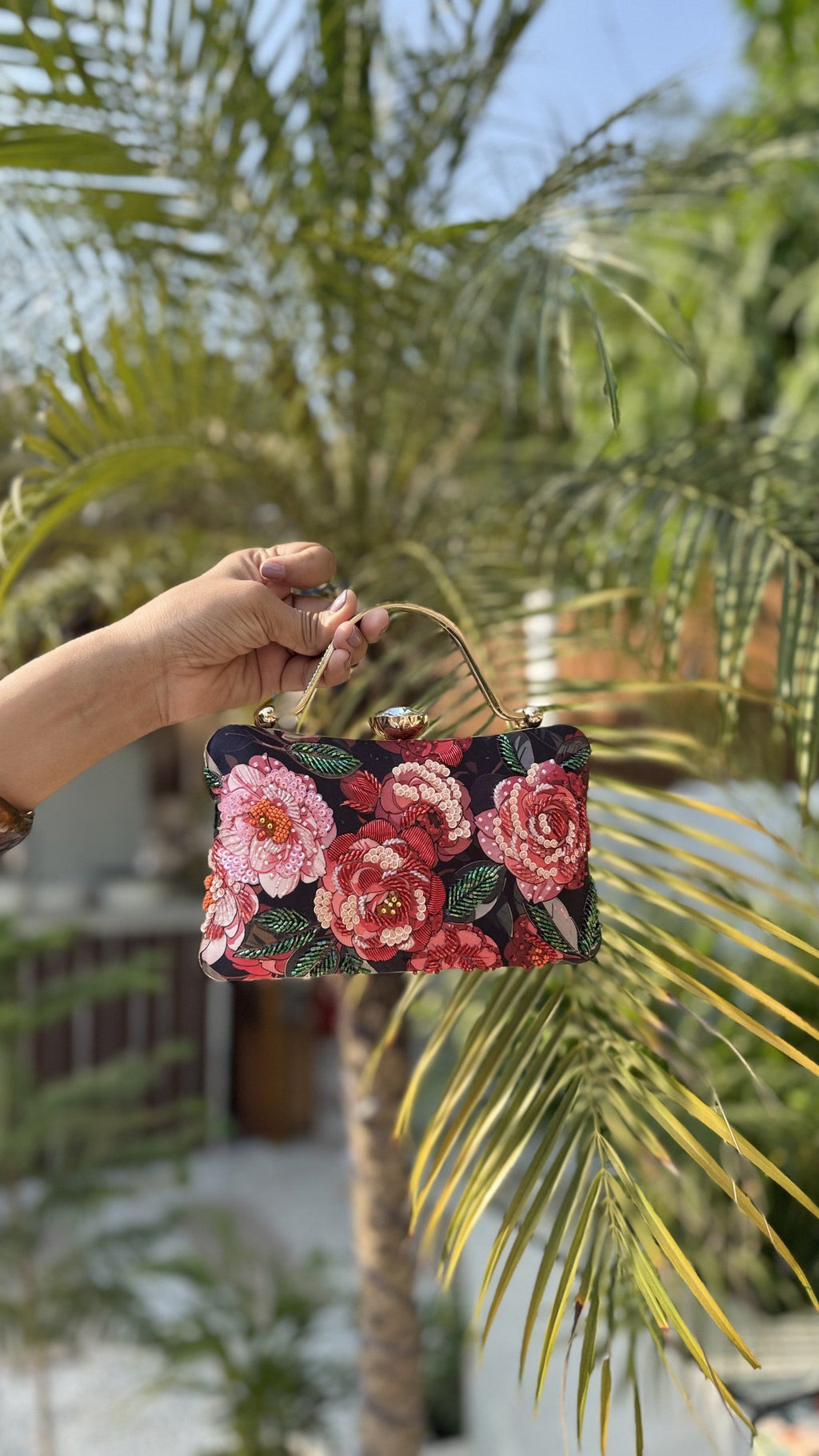 Midnight Bloom Digital clutch - Color 3