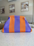 Detail shot showing the gather stitching at the base of the bag.