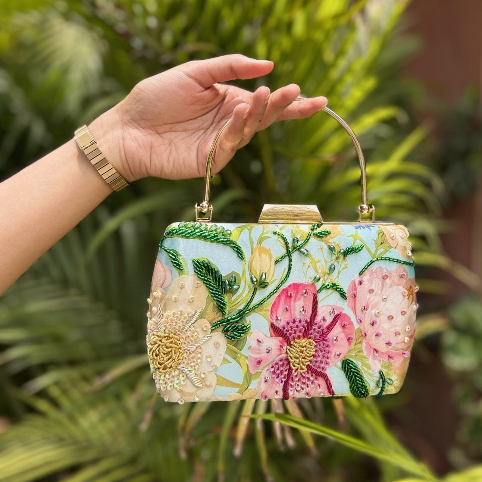 Petals of Spring Digital Clutch - Color 1