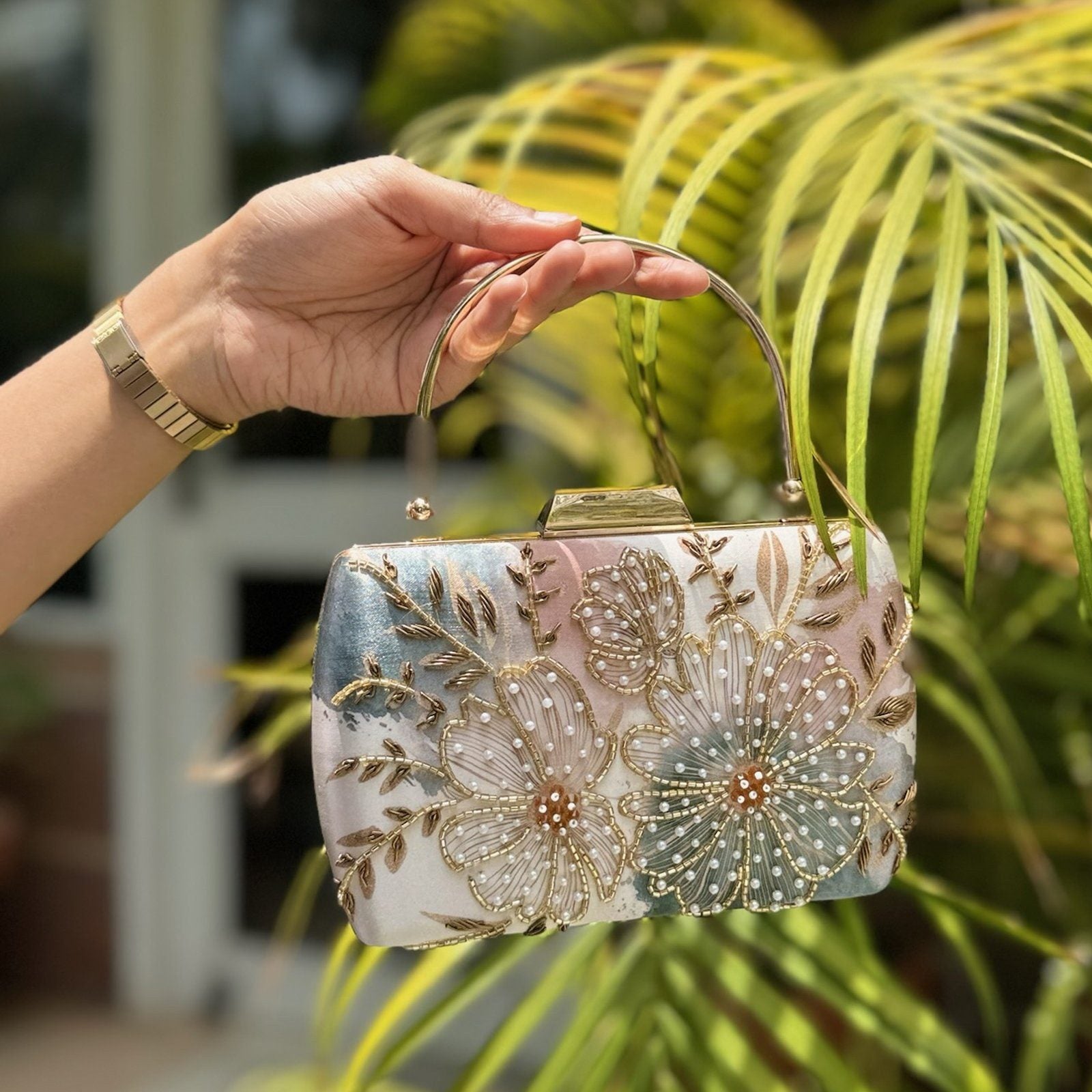 Petals of Spring Digital Clutch - Color 6
