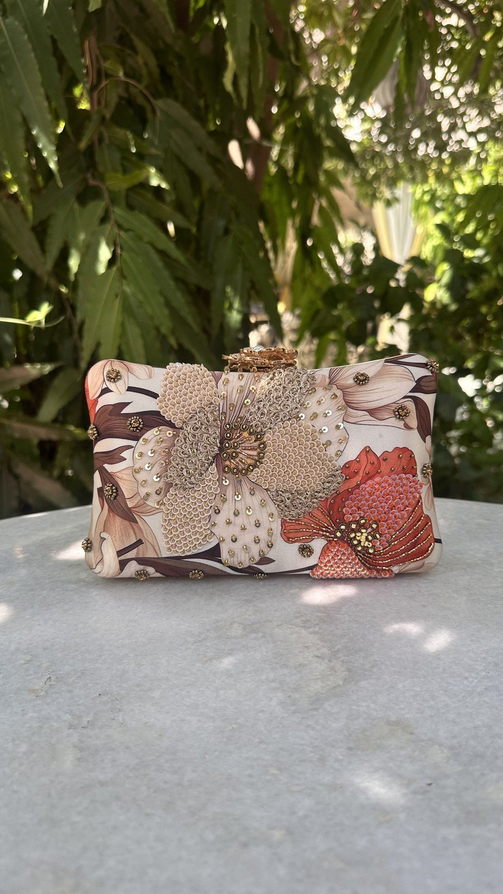 Rose flutter Digital Clutch - Color 2