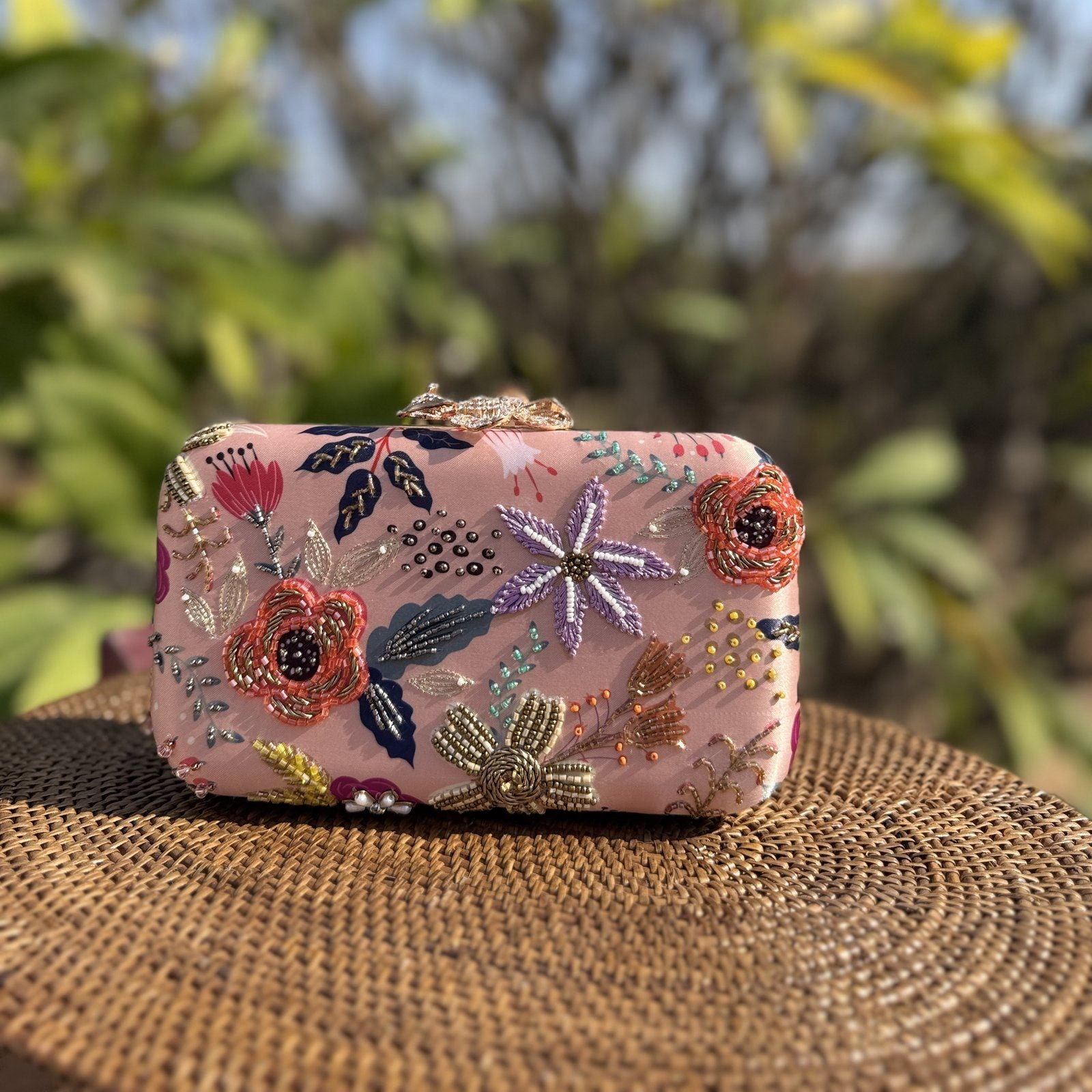 Wildflower Blush Digital Clutch - Color 5